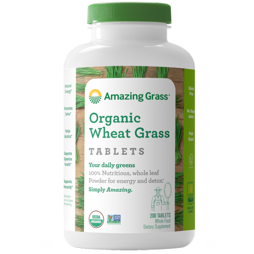 Amazing Grass Organic Wheat Grass 200 tabs
