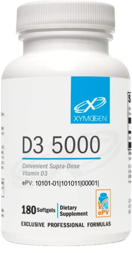 XYMOGEN D3 5000 (125 mcg) 180 Softgels