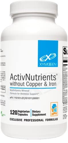 XYMOGEN ActivNutrients Without Copper & Iron 120 Capsules
