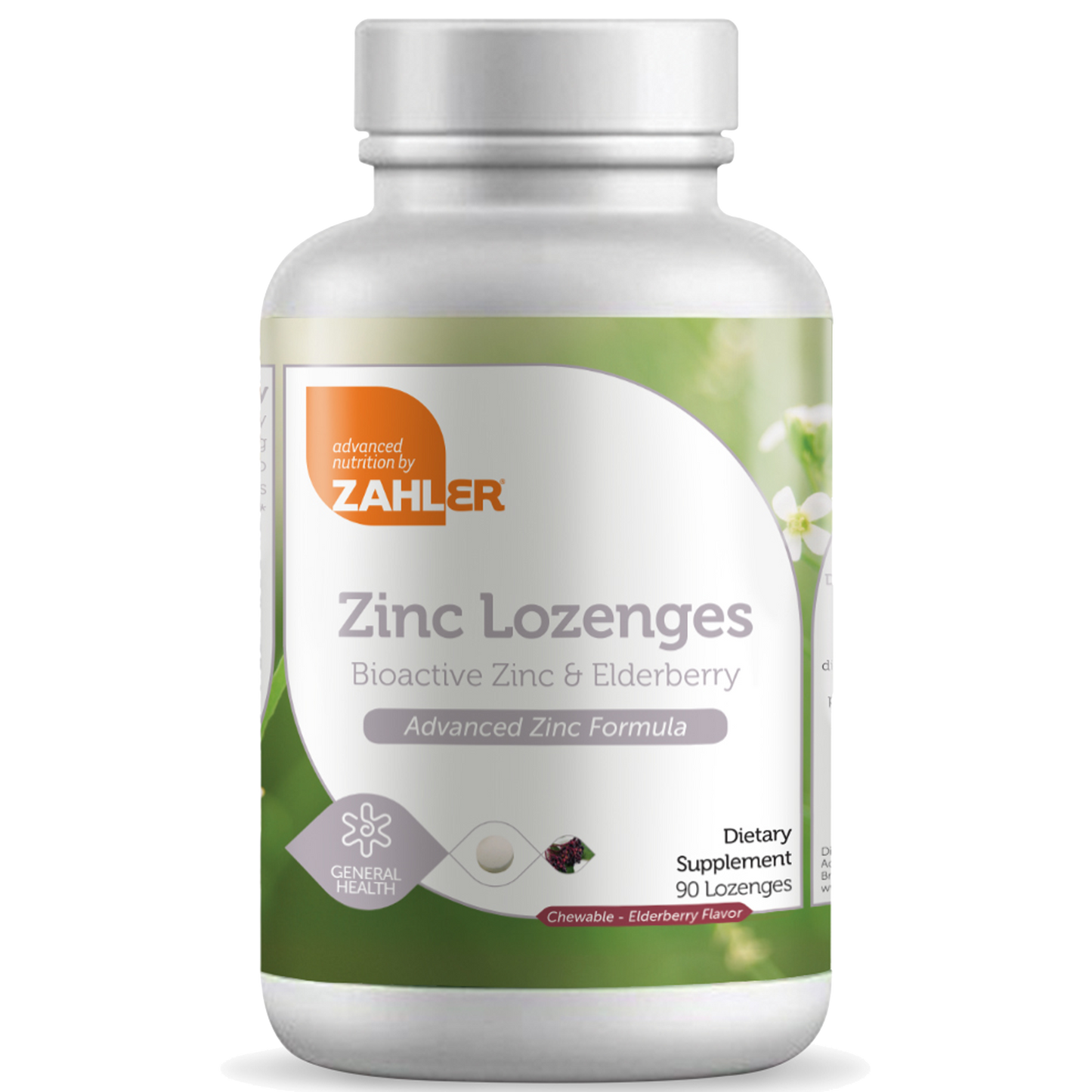 Advanced Nutrition by Zahler Zinc + Elderberry Lozenges 90 loz