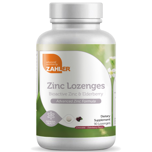 Advanced Nutrition by Zahler Zinc + Elderberry Lozenges 90 loz