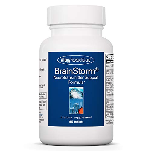 Allergy Research Group - Brainstorm - Brain Support, Neurotransmitter, Nootropics - 60 Tablets