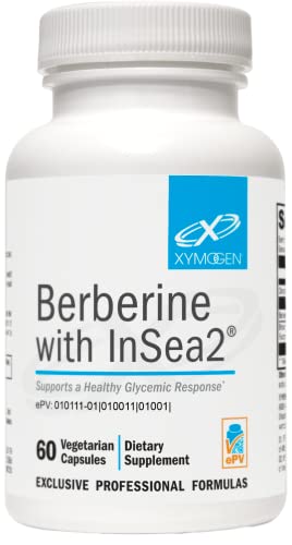 XYMOGEN Berberine with InSea2 60 Capsules