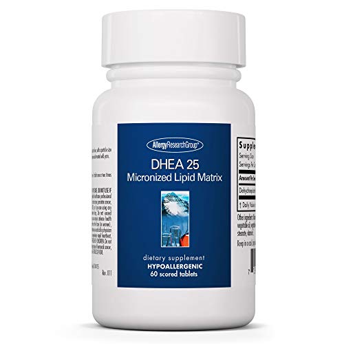 Allergy Research Group - DHEA 25 mg -60 Scored Tablets