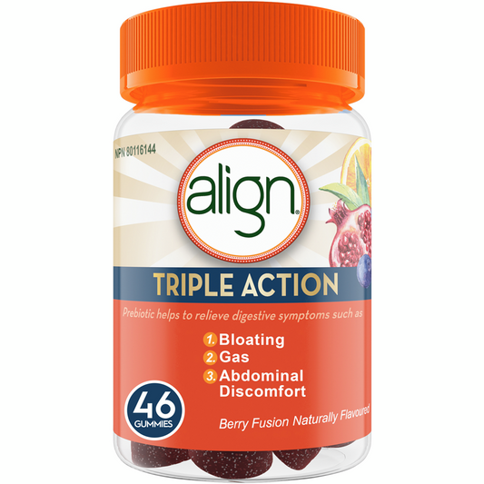 Align Triple Action Bloating Gas Abdominal Discomfort Berry Fusion 46 pcs NEW