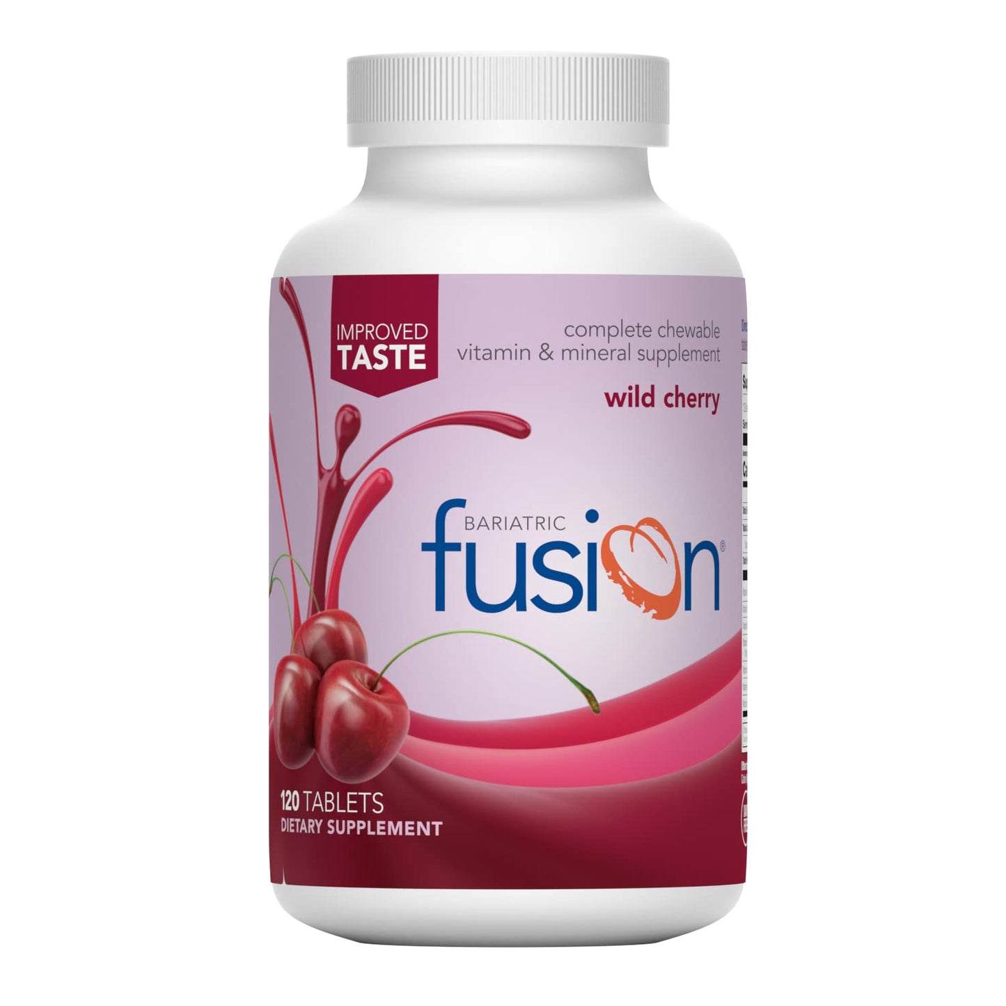 Bariatric Fusion Wild Cherry Multivitamin with Iron 120 Chewable Tablets