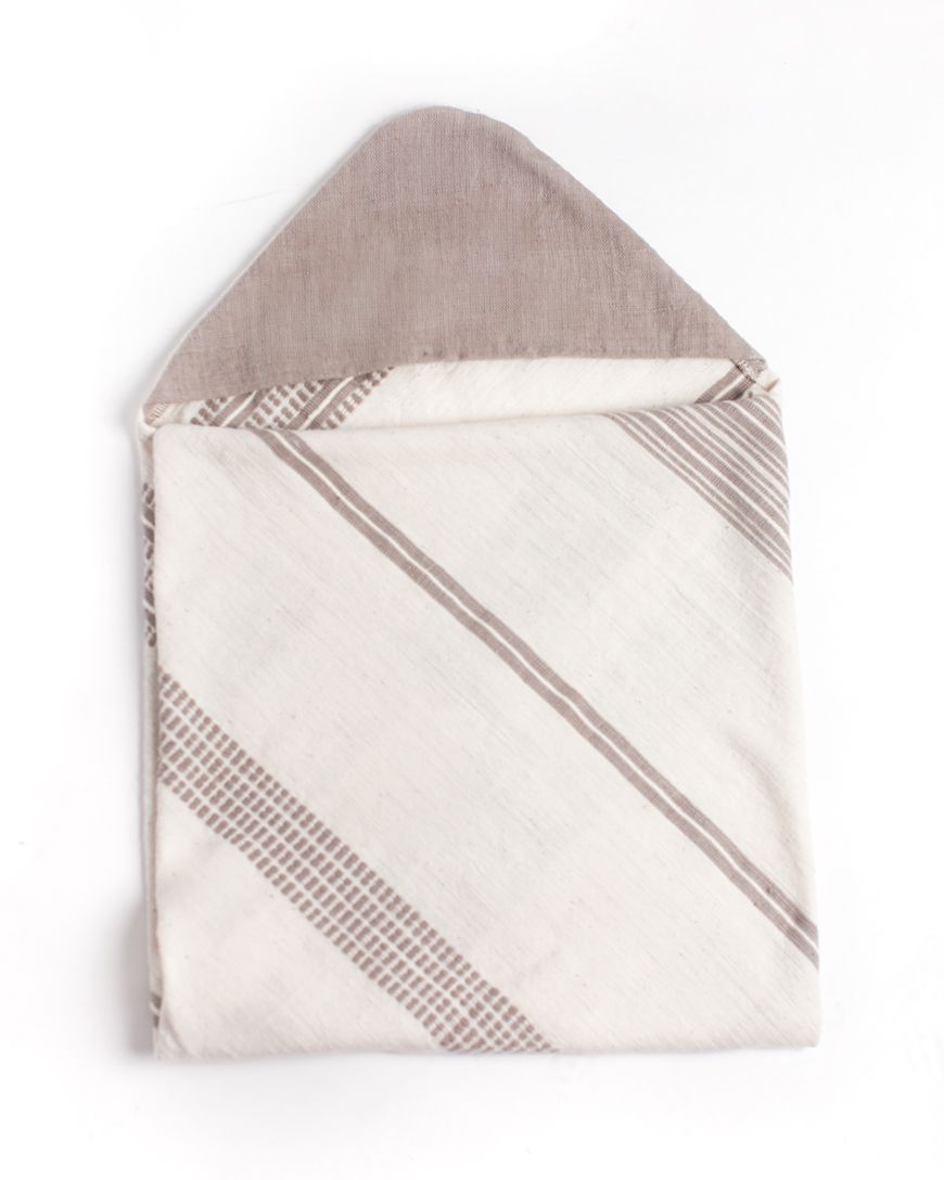 Aden Hooded Baby Towel Towels Creative Women Light Stone