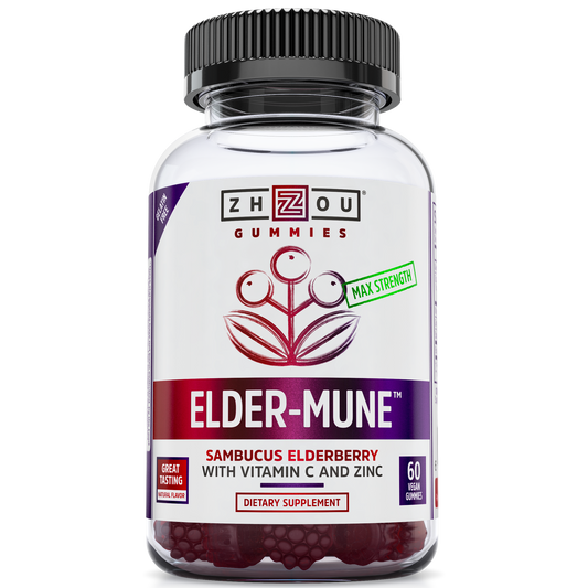 ZHOU Nutrition Elder-Mune Elderberry 60 gummies