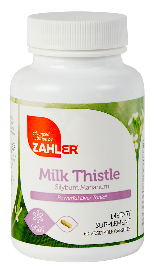 Advanced Nutrition by Zahler Milk Thistle 60 caps