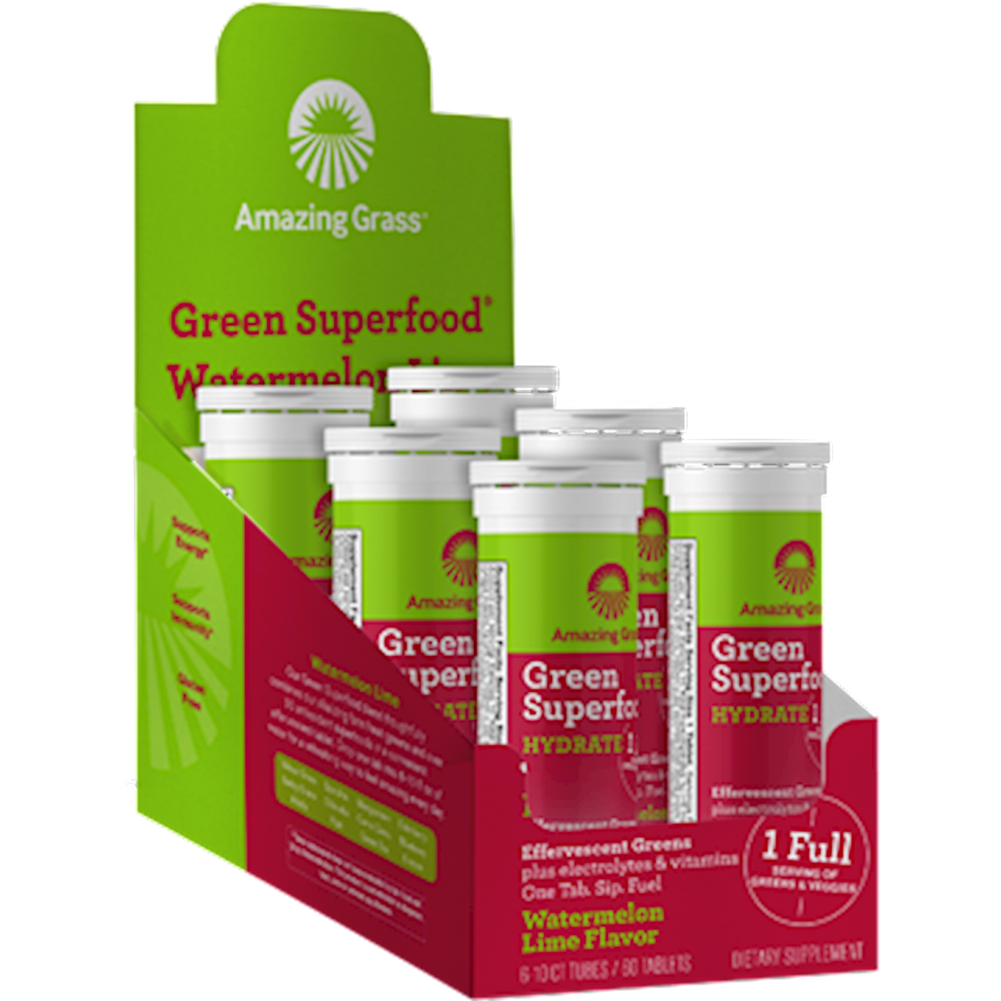 Amazing Grass Hydrate Watermelon Lime 60 tabs