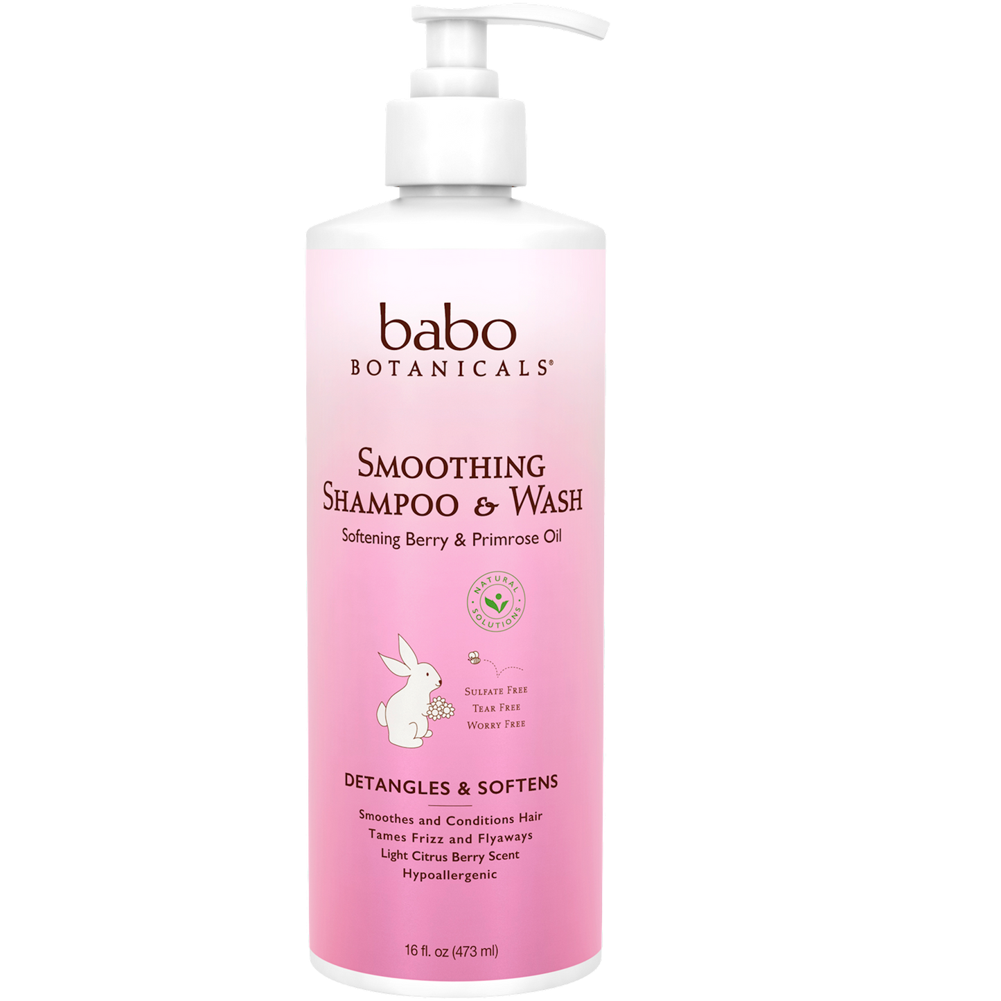 Babo Botanicals Smoothing Shampoo and Wash 16 fl oz