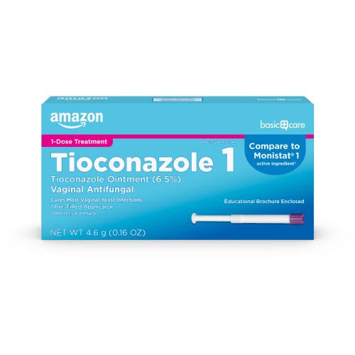 Amazon Basic Care Tioconazole Ointment 6.5 Percent 0.16 Ounce