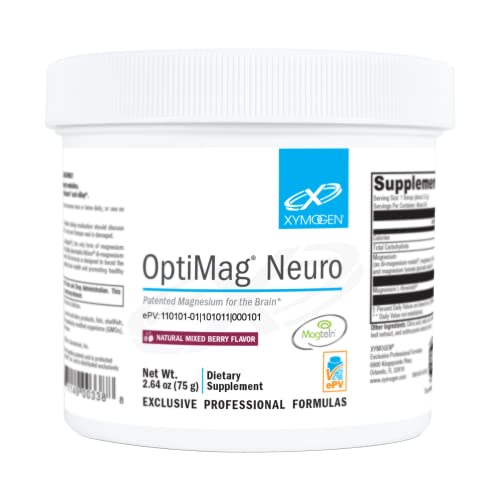 XYMOGEN OptiMag Neuro Magnesium Powder Mixed Berry 30 Servings