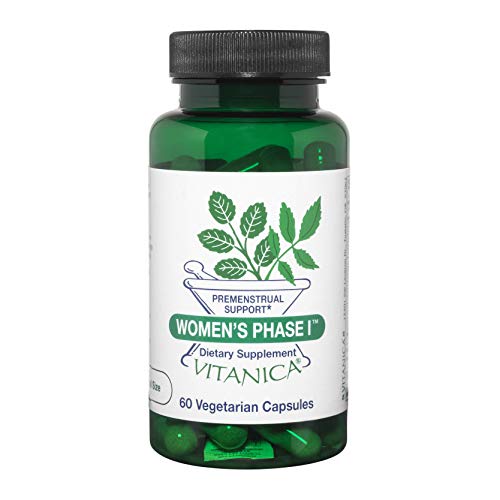 Vitanica Women's Phase I, Premenstrual Support, Vegan, 60 Capsules