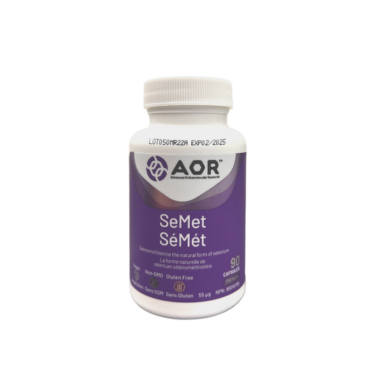 AOR Semet Selenium Trace Mineral Antioxidant Cellular Growth 90 Veggie Caps NEW
