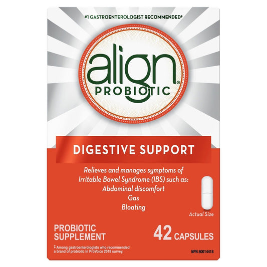 Align Digestive Support Probiotic Capsules Gastrointestinal Health 42 pcs NEW