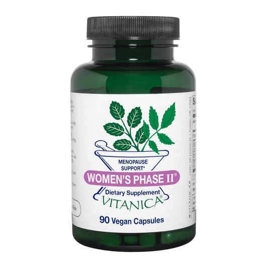 Vitanica Women's Phase II, Menopause Support, Vegan, 90 Capsules