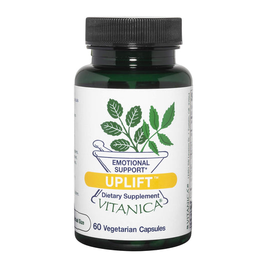 Vitanica Uplift, Mood and Emotional Support, Vegan 60 Capsules