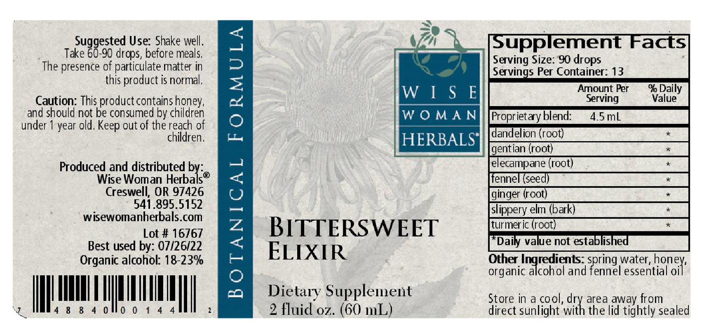Wise Woman Herbals Bittersweet Elixir