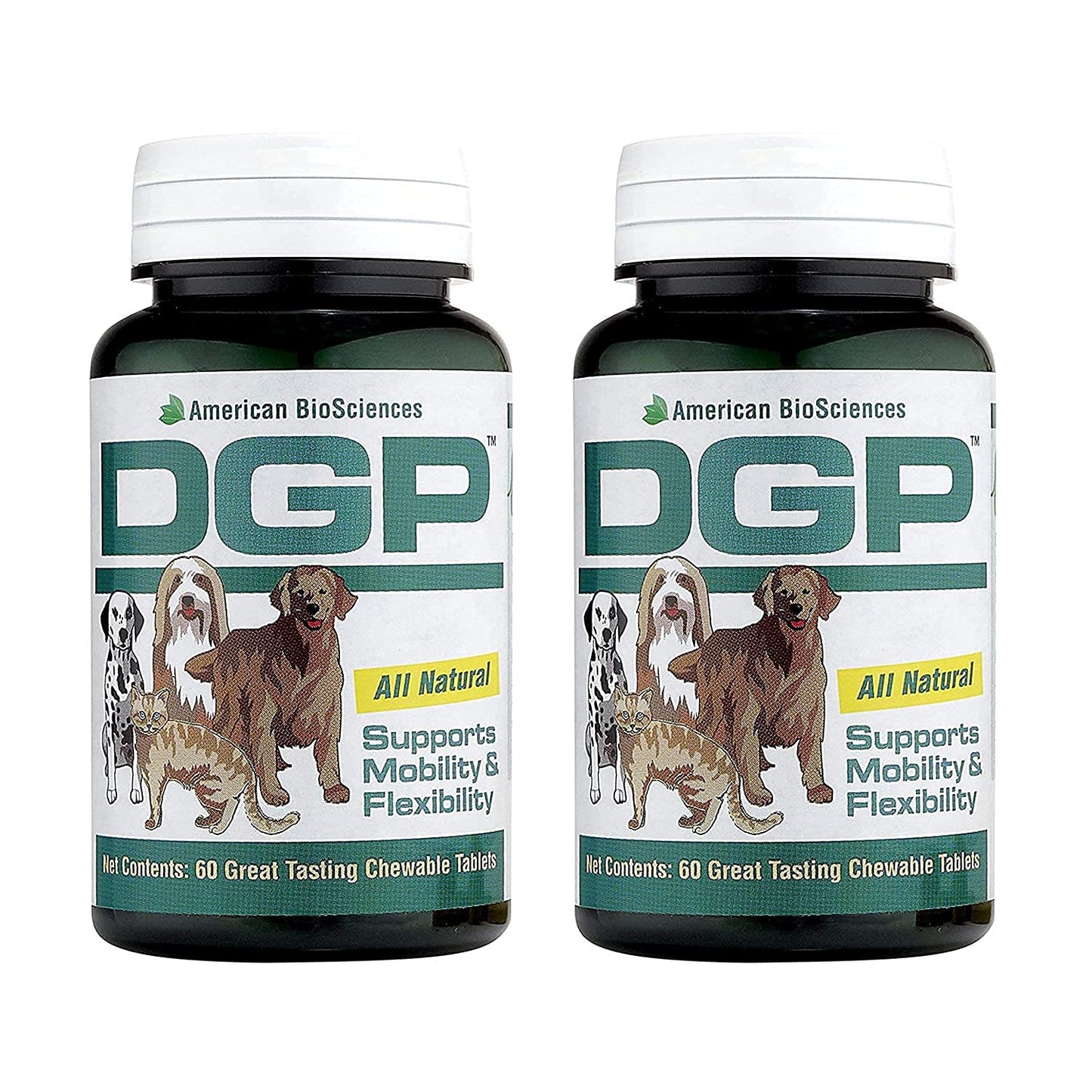 American BioSciences DGP Joint Support for Pets  - 60 Chewable Tablets (2-Pack)