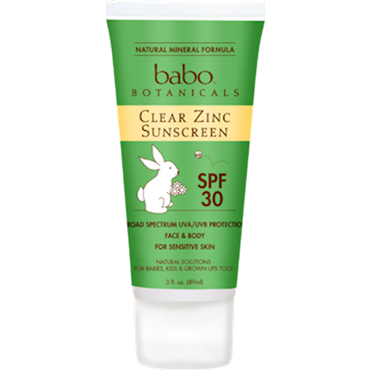 Babo Botanicals Clear Zinc Sun Lotion 3 oz