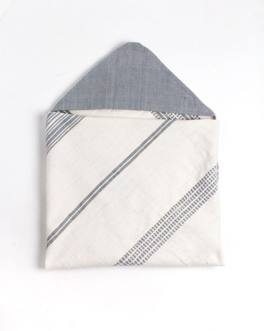 Aden Hooded Baby Towel Towels Creative Women Light Blue