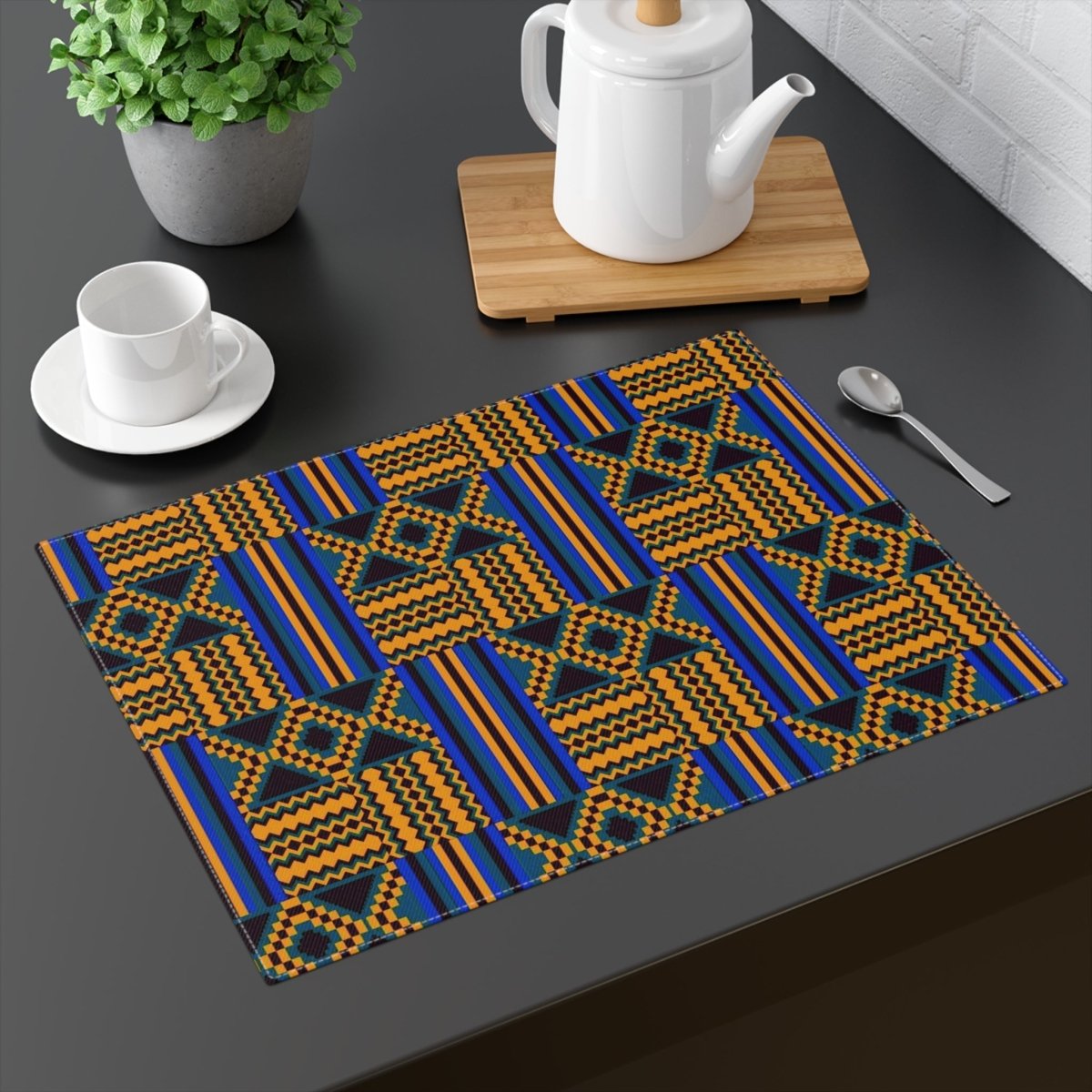 African Placemat Kente Print - Bynelo