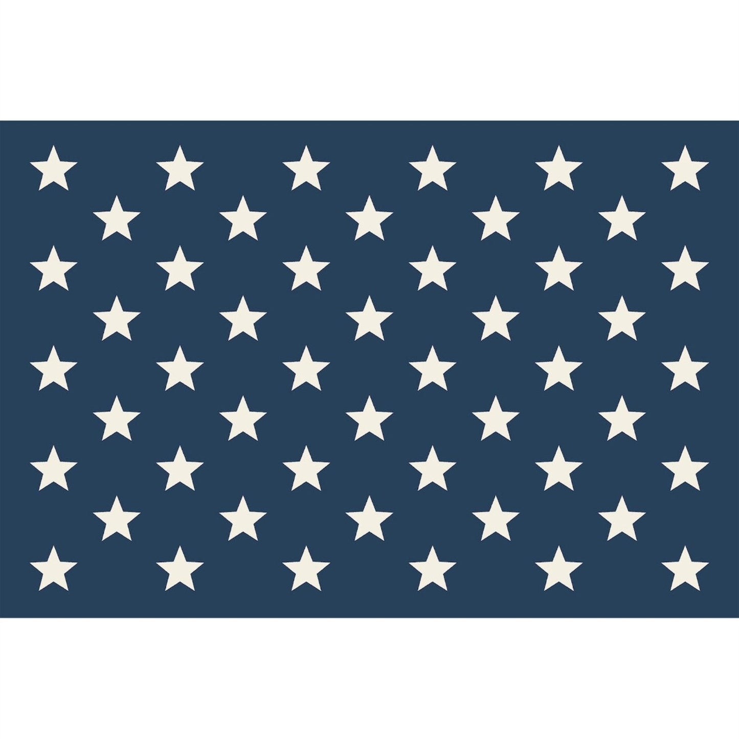 WHITE STARS ON BLUE PLACEMATS