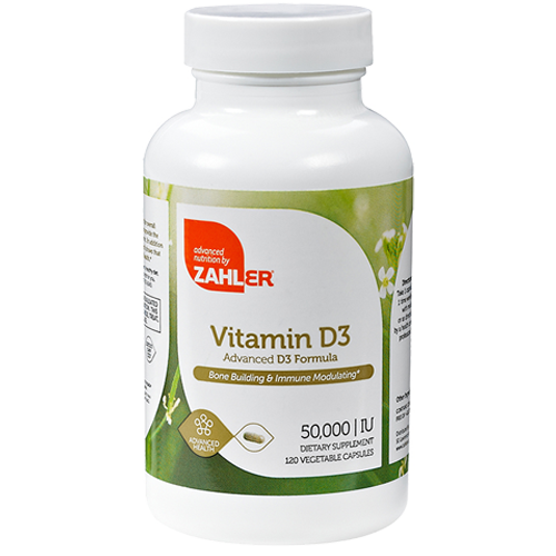 Advanced Nutrition by Zahler Vitamin D3 50,000 IU 120 vegcaps