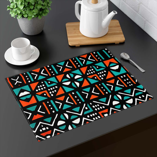 African Print Tabletop Placemat Mudcloth - Bynelo